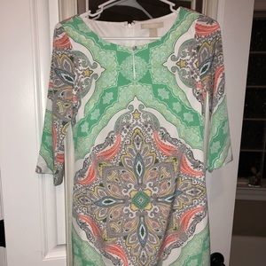 Banana Republic Print Dress - Size 0 Petite